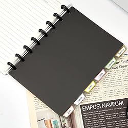 Yoment Discbound Notebook Customizable Spiral