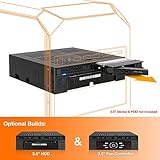 ICY DOCK 2 x 2.5" SATA/SAS HDD/SSD to 5.25" Hot Swap Mobile Rack Cage w/ 3.5" Drive/Device Bay- ExpressCage MB322SP-B