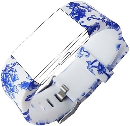 KisFace For Fitbit Charge 2 Replacement Elastomer Bands, Accessories Wristbands Small Large Photo Printing Series with Various Topics