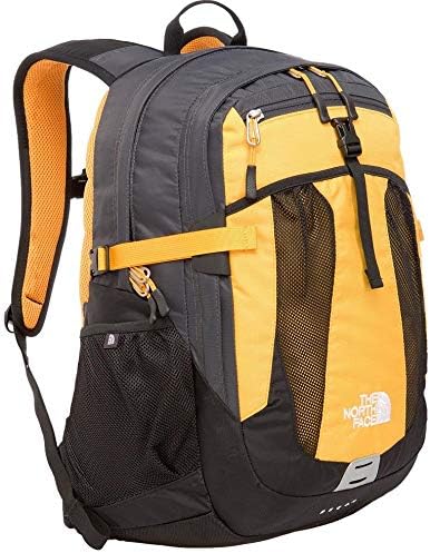 yellow backpack north face