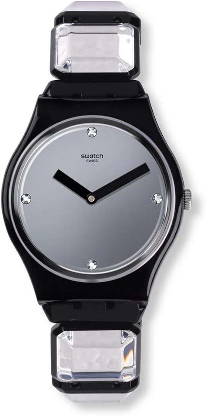 Swatch Reloj Analogico para Unisex de Cuarzo con Correa en Plástico GB300B