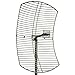 Altelix 2.4GHz 24dBi Directional Grid Parabolic Antenna N Female Connector Weather Resistant (2.4 GHz Point to Point)