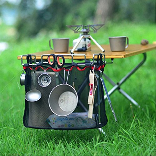 Folinstall Sturdy Portable Multifunctional Folding Camping Storage Mesh
