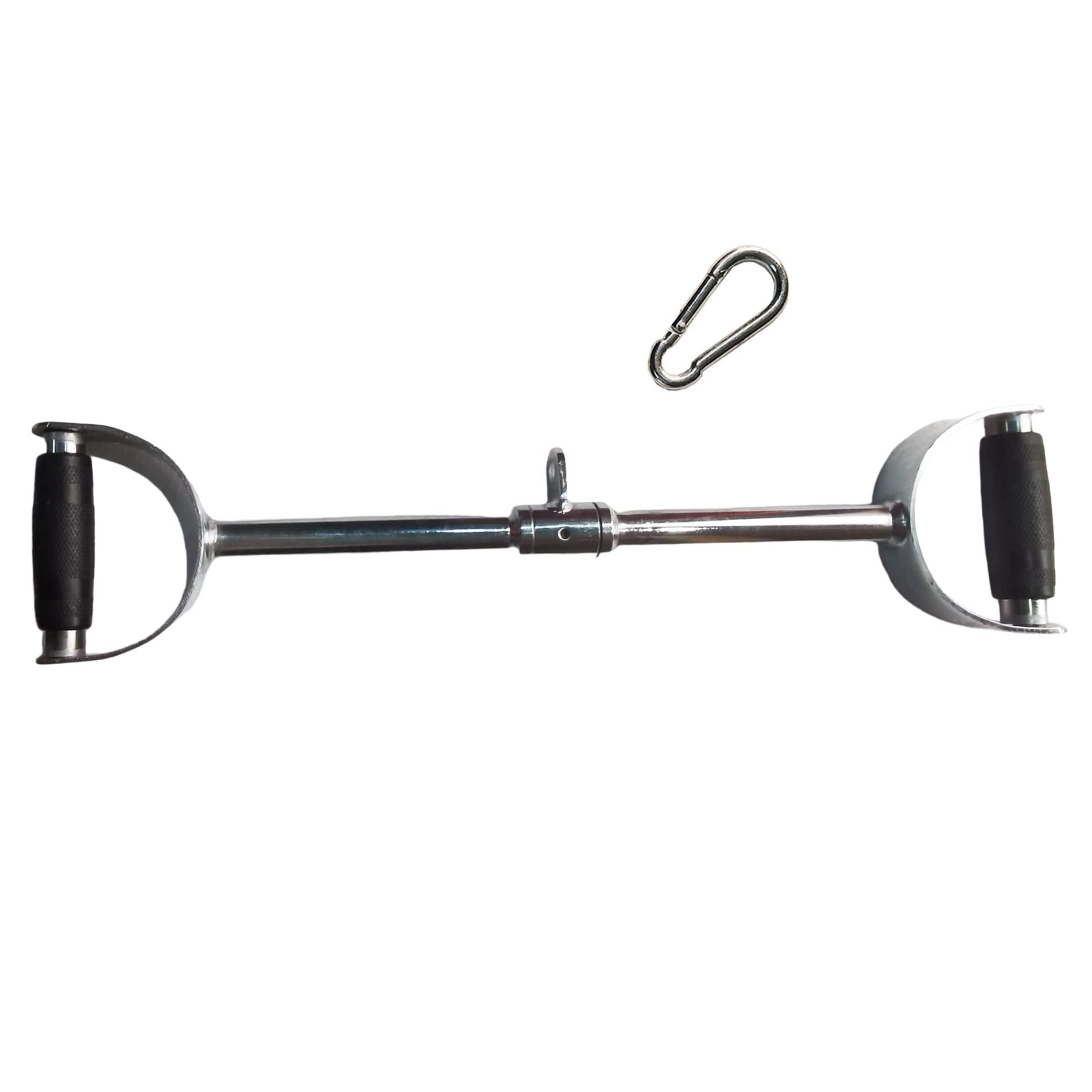 Rivotrance Wide Grip LAT Pull Down, Fitness Lat Tricep Press Down Bar, Curl Straight Bar, Cable Machine Attachment for Strength Training Tricep & Bicep Workouts Multi Gym (Wide Grip)