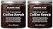 Majestic Pure Arabica Coffee Scrub - All Natural Body Scrub for Skin Care, Stretch Marks, Acne & Cellulite, Reduce the Look of Spider Veins, Eczema, Age Spots & Varicose Veins, Set Of 2