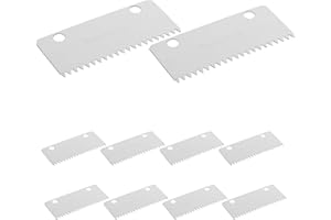 INOOMP 2" Serrated Tape Gun Replacement Blade 10Pcs Metal Cutter for 4-5Cm Packing Tape Dispensers with