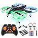 Veken Mini RC Drone Quadcopter for Kids Adults 2.4Ghz 4 Ch 6-Axis Gyro RC Helicopter with Led Lights, Auto Hovering, One Key Take Off/Landing, 3D Flip, Headless Mode Good Choice Drone for Beginners