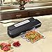 GERYON Vacuum Sealer Machine, Compact Automatic Vacuum Sealing System with Starter Kit of Saver Roll and Bags, Black