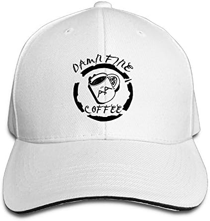 Yplh Cap Damn Fine Cup Of Coffee Mens Cotton Cap Durable Snapback Sandwich Hat Unisex
