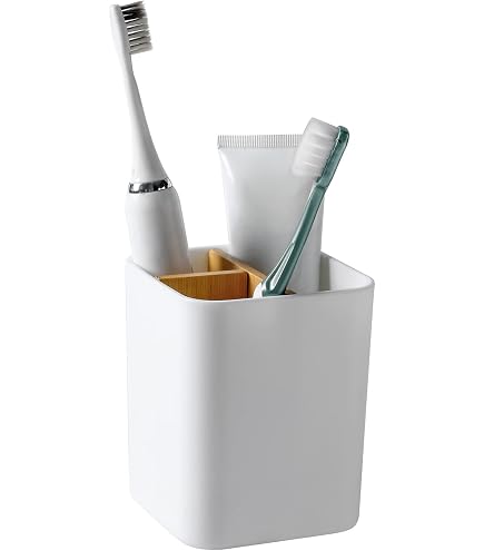 Porte-brosse à dents en bois - Étagère de salle de bain Bãmboo Porte-brosse à dents en bois - Étagère de salle de bain Bãmboo