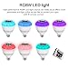 RAYWAY Bluetooth Speaker LED Light Bulb - 16 Multi Color Changing Music Bulb - Dimmable Wireless Colorful Mood Night Lamp - Men Women Gift for Party Kitchen Bedroom - E26 Base - Remote Control