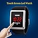GOHUOS Fashion Touch Screen Digital LED Big Dial Waterproof Fashion Sport Mens Womens Unisex Wrist Watches-White