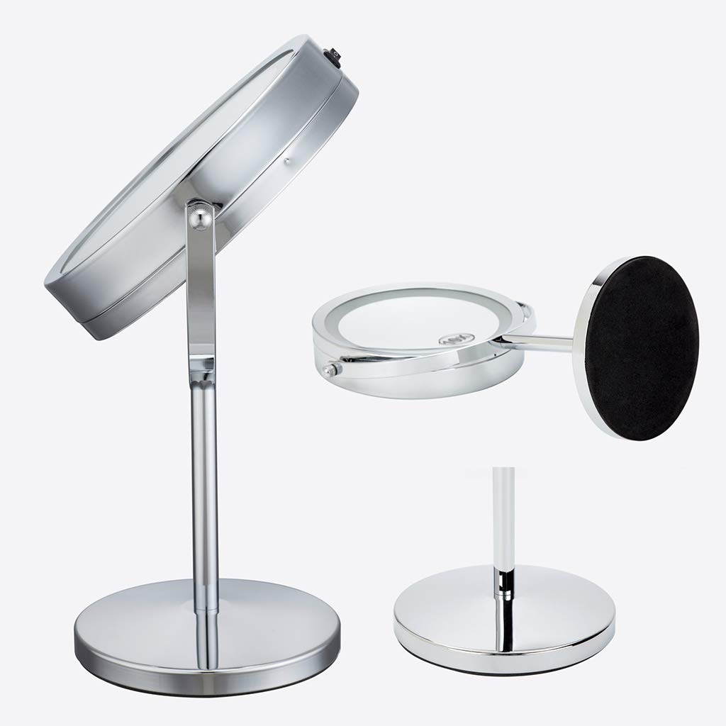 LL Schminkspiegel mit Licht Make-up-Spiegel-LED-Desktop-doppelseitiger