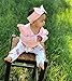 Baby Girl Clothes Newborn Flamingo Outfits Pink Bodysuit Romper+Pants with Headband 3Pcs Sets(0-3M)/Size:70