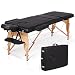 Yaheetech 84'' Portable Folding Massage Table Facial Slaon SPA Bed with Backrest primary