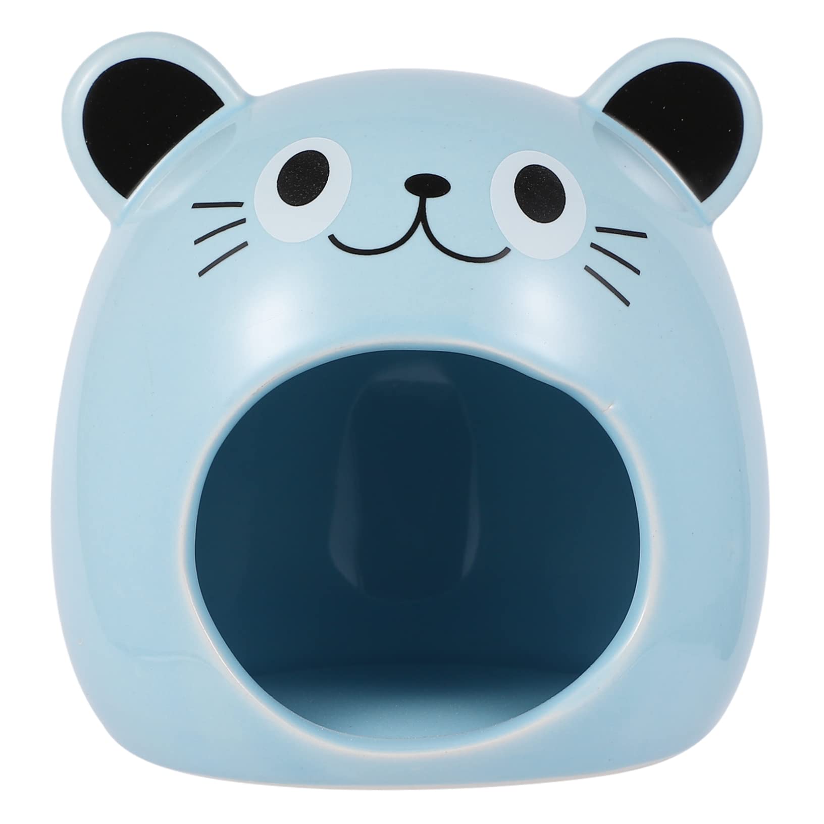 Parliky Small Ceramic House Pet Ceramic Nest Hamster Hut Outdoor Animal Heating Pad Sleeping House Gerbil Hideout House Squirrel House Ceramic Chinchilla House Cool Ceramics Nest Bed