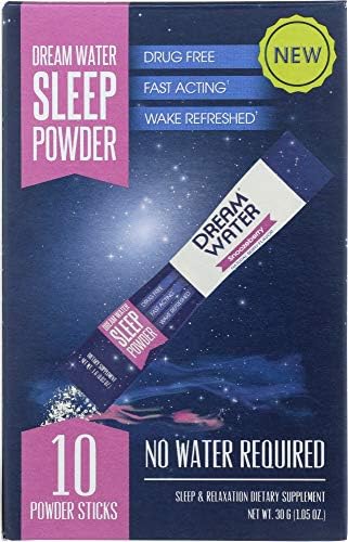 Dream Water (NOT A CASE) Sleep Powder Snoozeberry, 10 ea