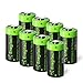 Arlo Batteries Rechargeable, Enegitech CR123A Lithium Batteries 3.7V 750mAh for Arlo Cameras(VMC3030 VMK3200 VMS3330 3430 3530) Flashlight Security System - 8 Pack