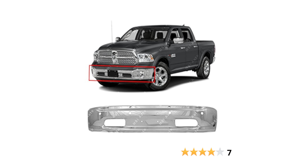 Steel Front Bumper Face Bar For 13 18 Ram 1500 W Fog 14 17 Mbi Auto Ch Chrome Bumpers Automotive Clsteel Com Vn