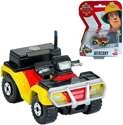 Dickie-Spielzeug Fireman Sam - The Cast Mini Series Vehicle - Quad Bike Mercury