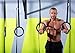Gymenist Pair of Gymnastics Gym Rings Set of 2 Workout Exercise Hoops with Bands