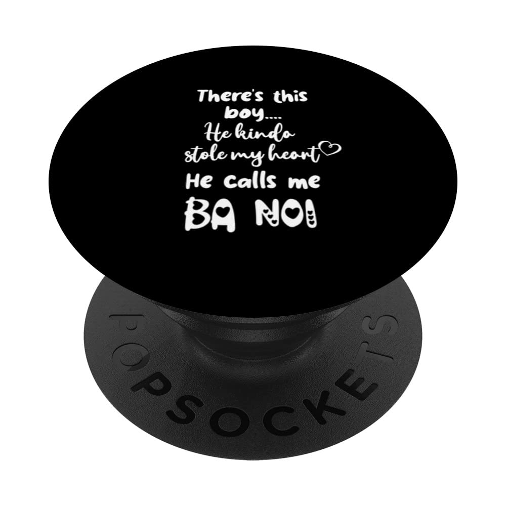 Vietnamese Grandma Grandmother This Boy Calls Me Ba Noi PopSockets Swappable PopGrip
