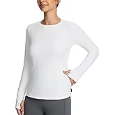 baleaf Womens Thermal Long Sleeve Shirts Fleece Lined Tops Winter Cold Weather Running Gear Base Layer