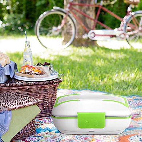 YOHOOLYO Electric Lunch Box for Car 12V and Home 110V Portable Food