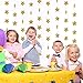 Star Banner Garland Decorations Stars Paper Birthday Party Banner Twinkle Hanging Bunting Banner Gold Glitter Sparkling Star Garland For Wedding Christmas Halloween Photo Booth Props Golden 4 Pack