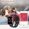 YAMAY Smart Watch,Fitness Trackers With Heart Rate Monitor/Pulse Oximeter/Blood Oxygen Monitor/Blood Pressure Monitor…