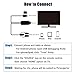 ZFKJERS 3 in 1 Phone to HDMI Cable, Mirroring Cellphone Screen to TV/Projector/Monitor Adapter, 1080P Resolution for iOS and Android Devices (Gold)