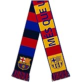 Icon Sports Officially Licensed FC Barcelona Soccer Scarf - Unisex Adult