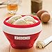 Zoku Ice Cream Maker, Compact Make and Serve Bowl with Stainless Steel Freezer Core Creates Soft Serve, Frozen Yogurt, Ice Cream and More in Minutes, BPA-free, 6 Colors, Orange