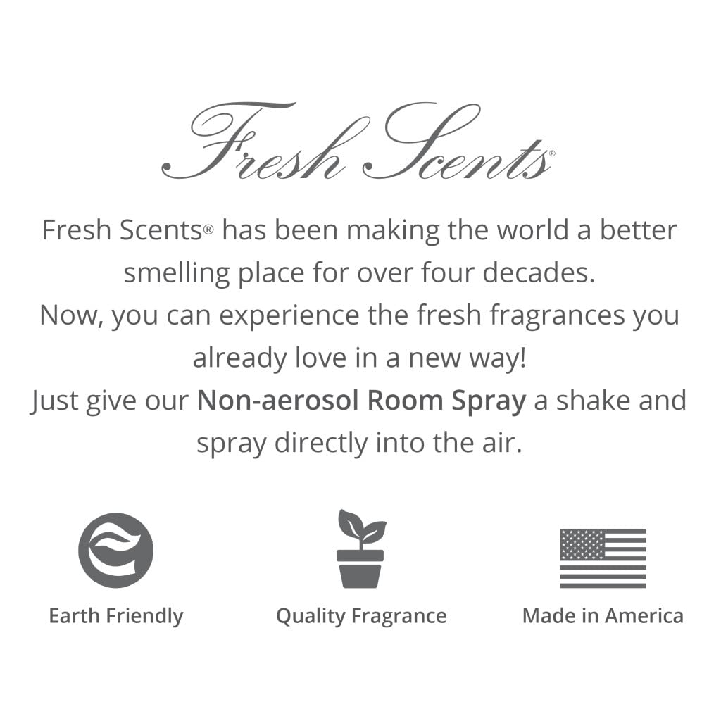 WILLOWBROOK | Fresh Scents Scented Non-Aerosol Room Spray | White Cotton | Air Freshener for Odor Elimination | Single, 6 oz | Long Lasting Home Fragrance