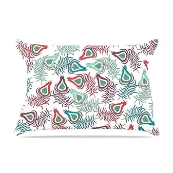Amazon Com Kess Inhouse Pom Graphic Design Peacock Feathers