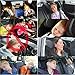 TEEPIRE Car Seat Headrest Pillow, Headrest for car, Head Neck Support Detachable,Premium seat held Pillow, 180 Degree Adjustable Both Sides Travel Sleeping Cushion for Kids Adults (Black)