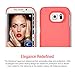 Galaxy S6 Edge Case, Maxboost [Vibrance Series] Samsung Galaxy S6 Edge Case Protective SOFT-Interior Scratch Protection Hard Cases - Italian Rose / Champagne Gold