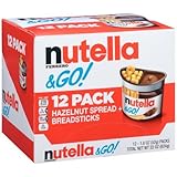 Nutella Ferrero Go Hazelnut Spread and Breadsticks 22oz ( 12 packs )