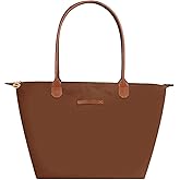 Waterproof Nylon Tote bag for Women Lightweight Designer Handbag with Zipper Stylish and Durable Purse