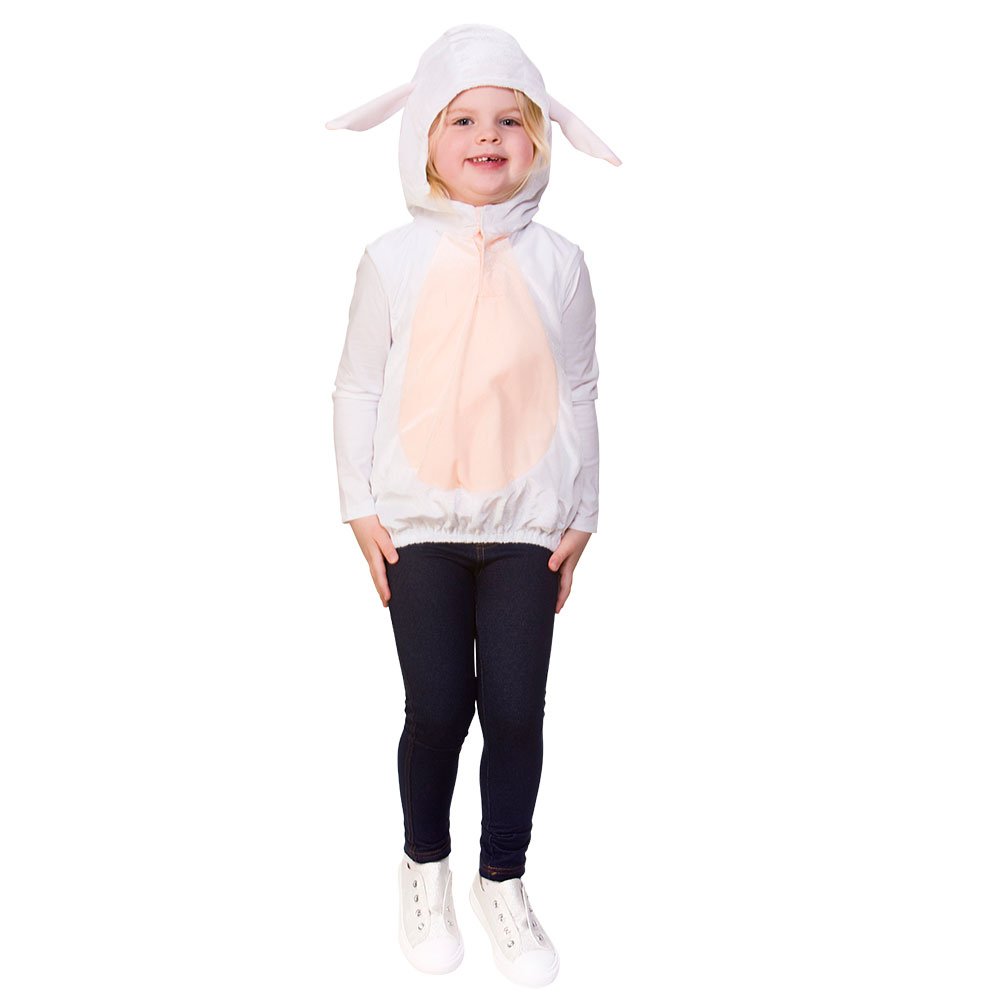 Wicked Costumes Child/Kids Unisex Sheep Animal Tabard Fancy Dress Costume (One Size 3-5 years)