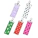 Beautyflier Pack of 5 Clip-on Sleeve Chapstick Pouch Keychain Lipstick Holder Elastic Lip Balm Holder Travel Accessories (Combo)