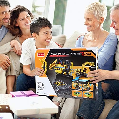 Educational STEM for Kids Gili Excavator Building Sets for 7