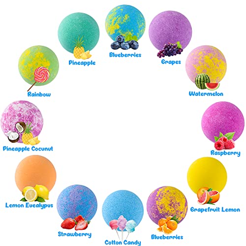 Bath Bombs for Kids with Surprise Inside, 12 Pack Bath Bombs with Puppy