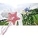 Bilipala Pink Star Magic Wands Fairy Princess Wand for Kids Birthday Baby Shower Party Supplies, 2 Counting