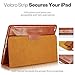 KAVAJ Leather iPad Air 2 Case Cover Berlin for Apple iPad Air 2 Cognac-Brown Genuine Cowhide Leather with Built-in Stand Auto Wake/Sleep Function. Slim Fit Smart Folio Covers iPad Air 2 Model