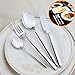 Kitchen Cutlery Set, International Stainless Steel Flatware Set, Silverware Sets Anti-rust Tableware Dinnerware Utensil Set, Box Package (4pcs)