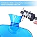 Hot Water Bottle, Ohuhu 2L Classic Premium Transparent Hot or Cold Water Bag for Pain Relief Hot Pack Therapy 2000ml 68oz, Blue, Home and Outdoor