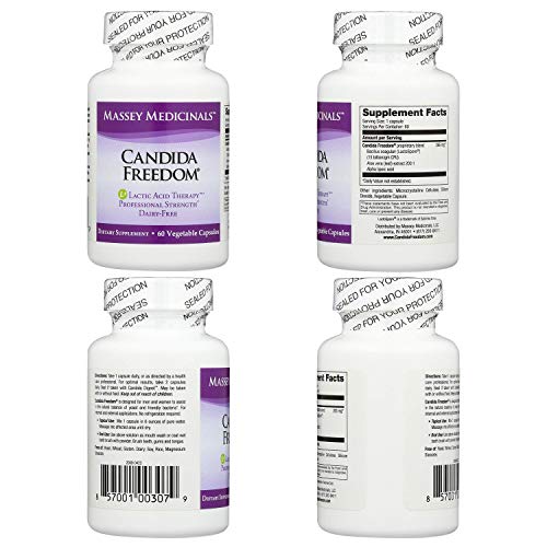 Massey Medicinals Candida Freedom Yeast Overgrowth Digestive Cleanse
