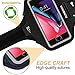 RUNBACH Armband for iPhone 8/7/6 Plus, Sweatproof Running Exercise Gym Bag with Fingerprint Touch/Key Holder and Card Slot for iPhone Plus Models (Black)