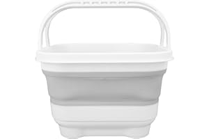 Mingzhe Folding Bath Toy Holder Cute Toy Organizer with Detachable Base, Foldable Shower Caddy for Toiletries, High Capacity 